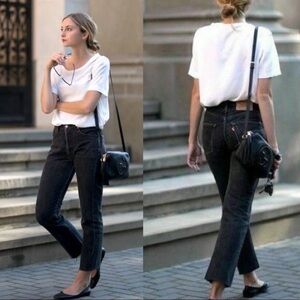 Levi’s Vintage Black Tapered Button Down Jeans 29